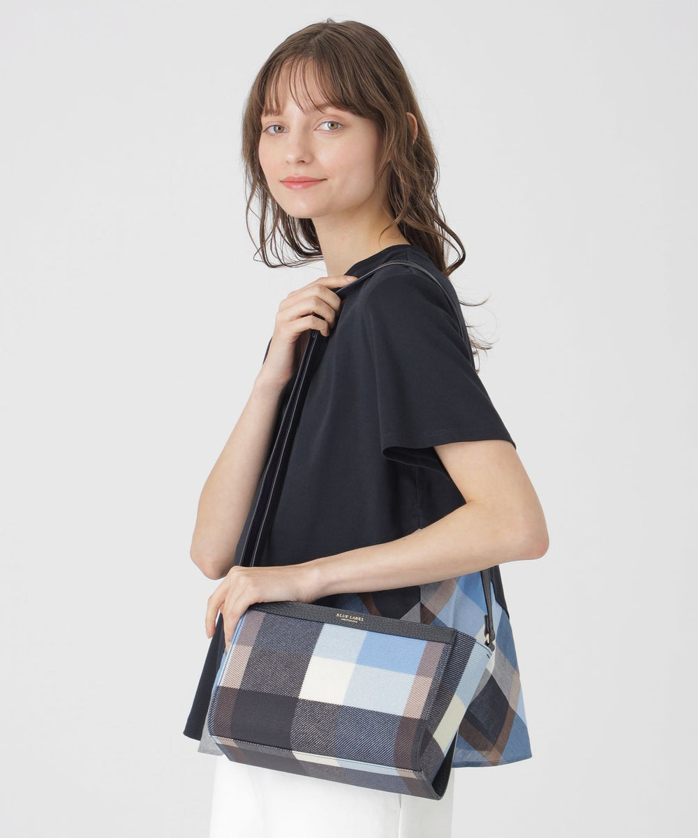 クレストブリッジチェックPVCミニショルダー（バッグ）｜BLUE LABEL