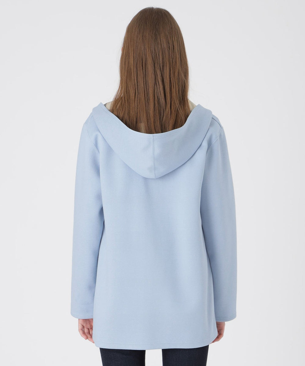 クレストブリッジチェックリバーシブルダンボールミディ丈コーディガン