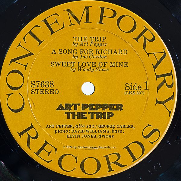 アート・ペッパー（as）/ART PEPPER TODAY｜🔴レコード/ジャズ