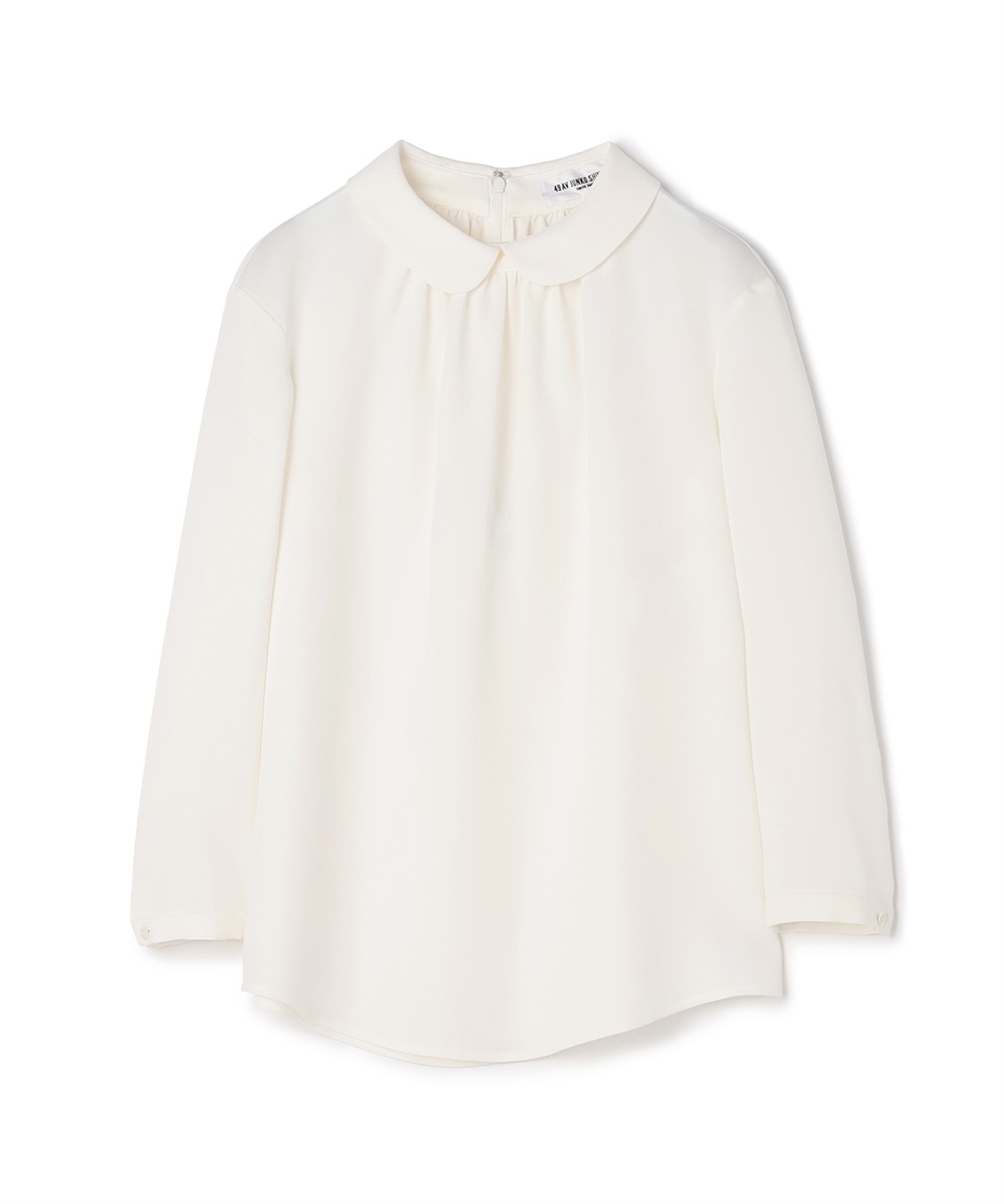 衿つきサテンブラウス 49AV JUNKO SHIMADA｜クロスプラス公式通販サイト