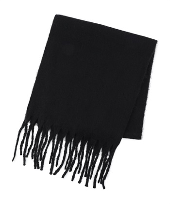 anyfee/大きいサイズ】ボリュームフリンジマフラー/ストール anyfee