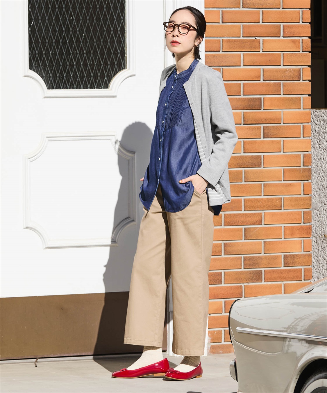 ダブルフェイスカーディガン DECOY｜クロスプラス公式通販サイト