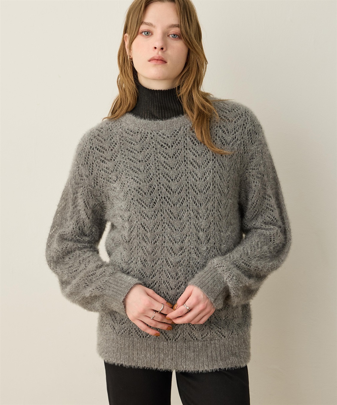 シャギーニットプルオーバー LE SOUK HOLIDAY｜クロスプラス公式通販サイト