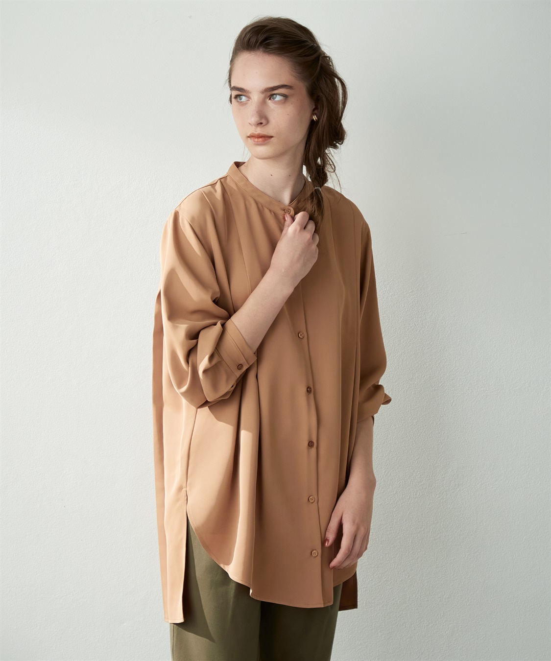 バックタックブラウス LE SOUK HOLIDAY｜クロスプラス公式通販サイト