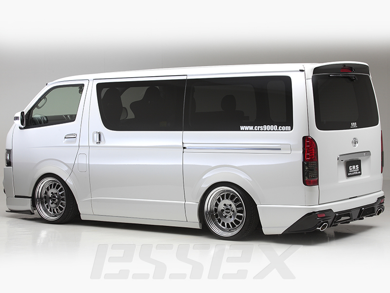 ES QUATTRO リアバンパー ABS 未塗装/070/209 □ハイエース 標準1型