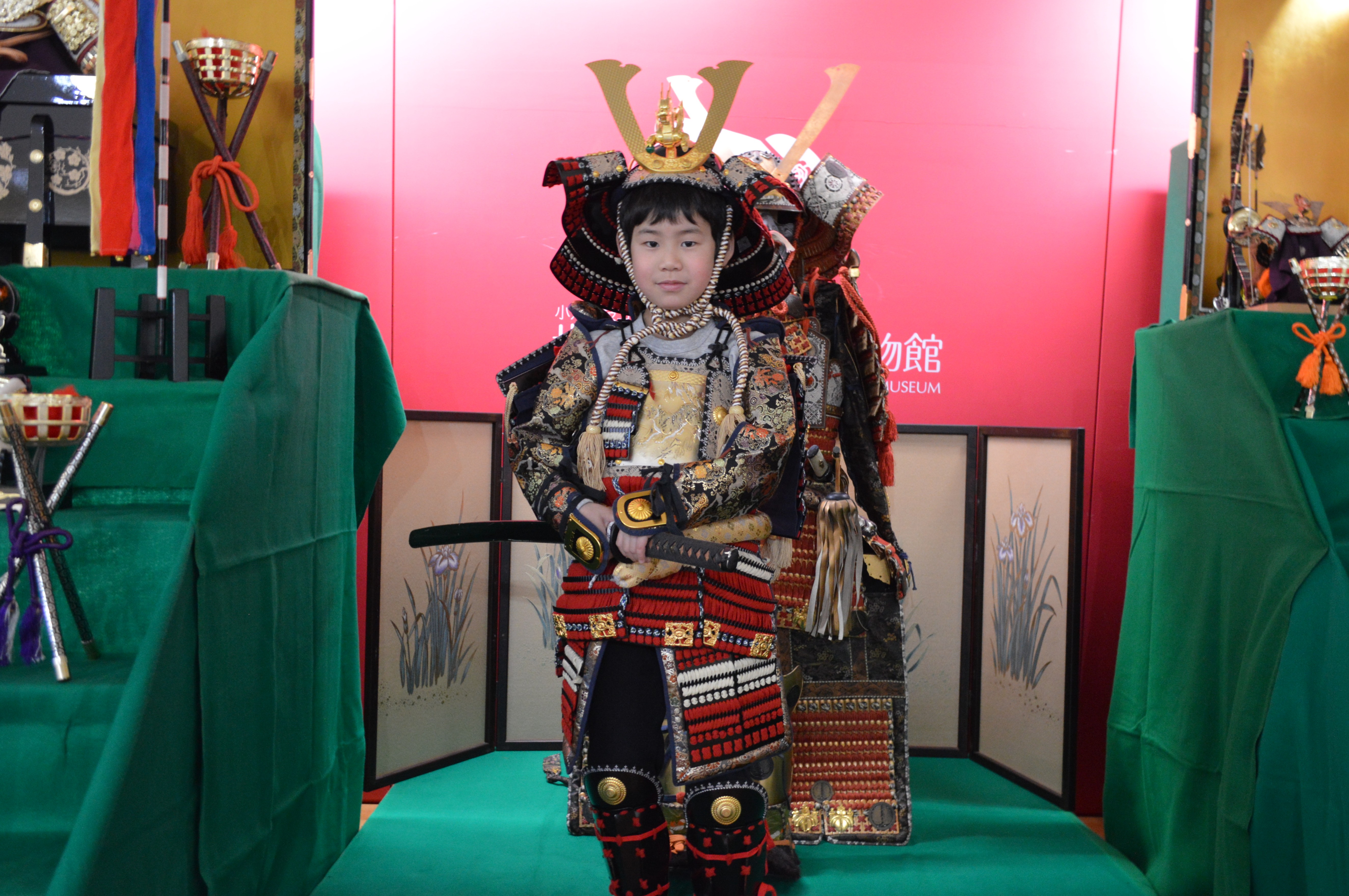 須坂アートパーク 十五段飾り武者人形 菖蒲の節句