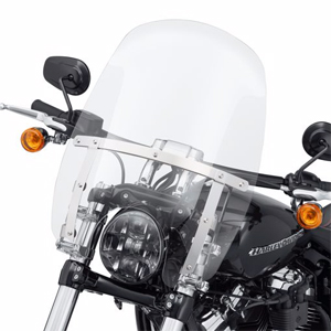 デタッチャブル・キングサイズ・ウインドシールド/補助ライト装着FL