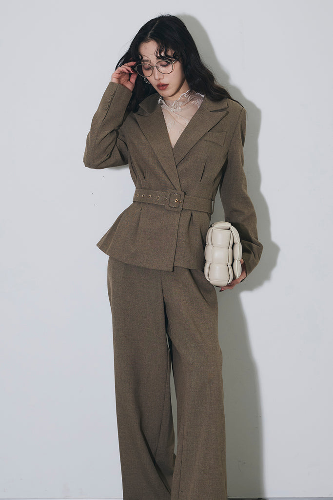 ベルテッドジャケットセットアップ – ANDREA&Co.