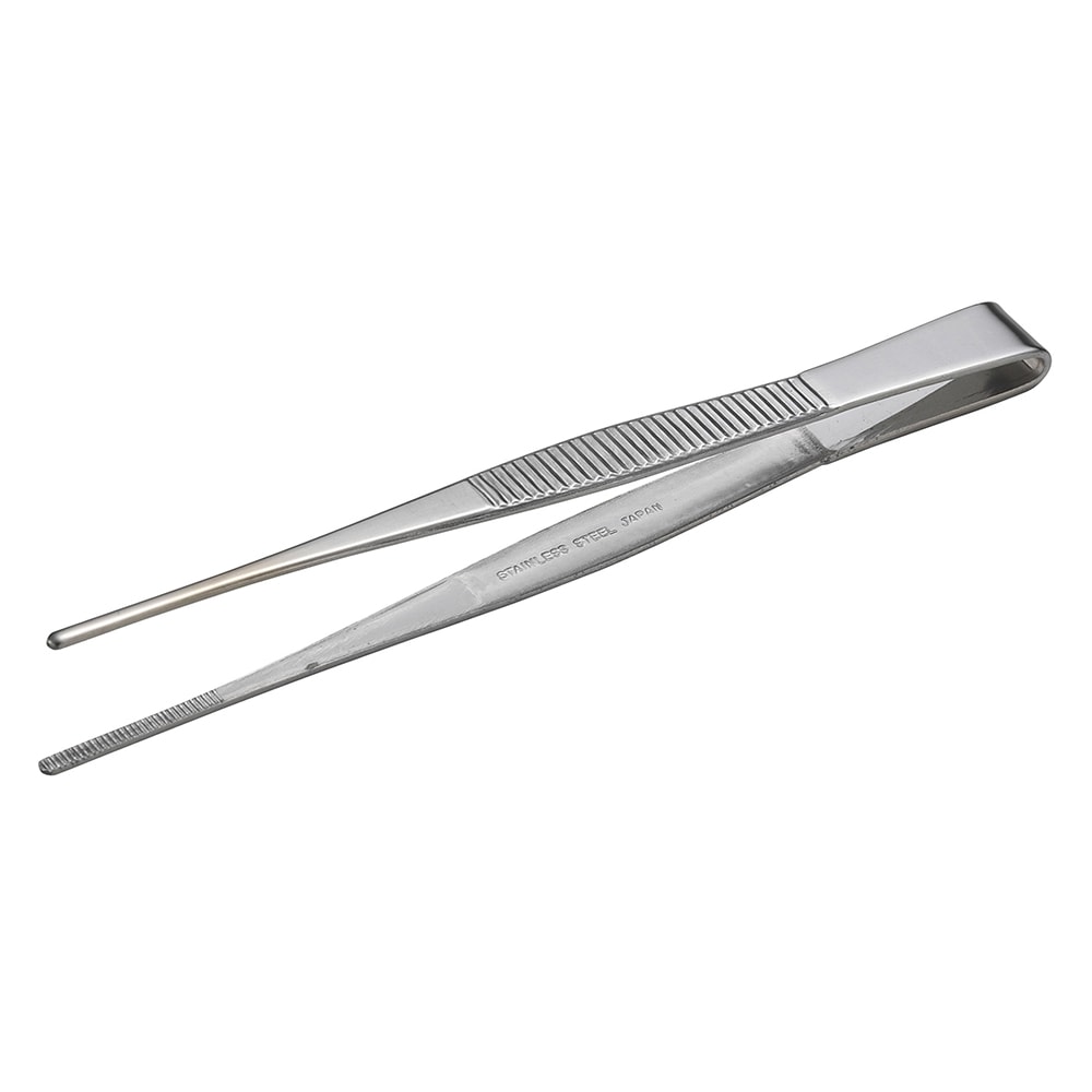 ステンレスピンセット 直150mm （先端ギザ） | ANEXブランドの