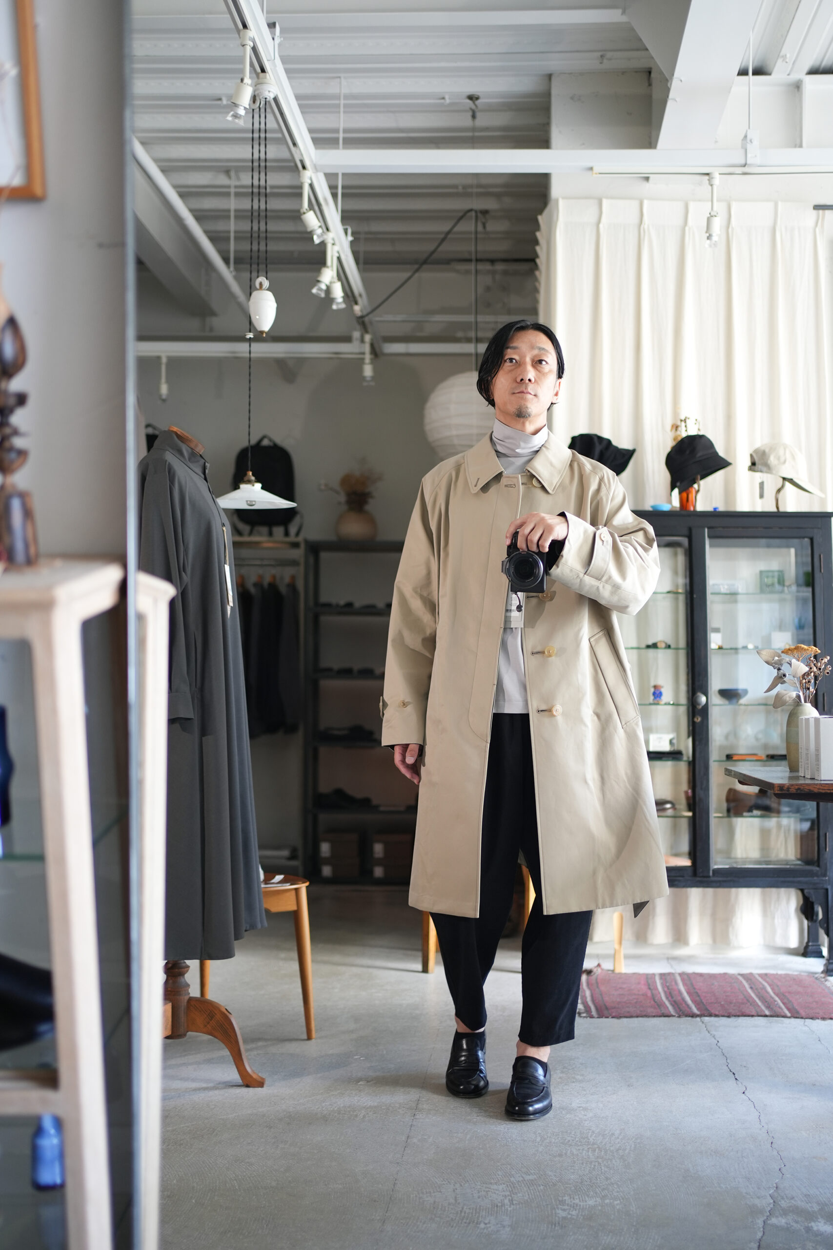 MARKAWARE」REVERSIBLE SINGLE TRENCH COAT | ANOTHER LOUNGE
