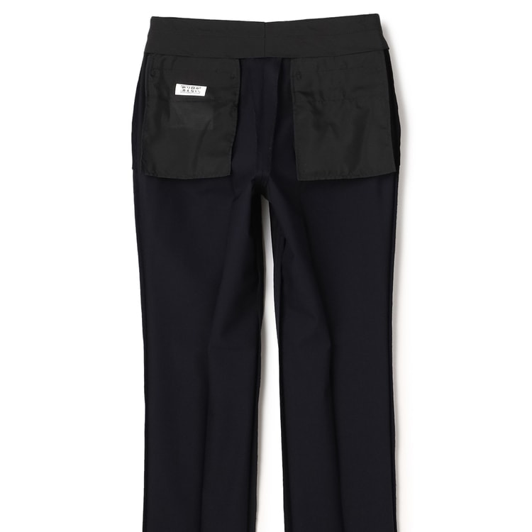 ビジネスから就活まで】紺無地 洗える ストレッチ 2パンツスーツ LES