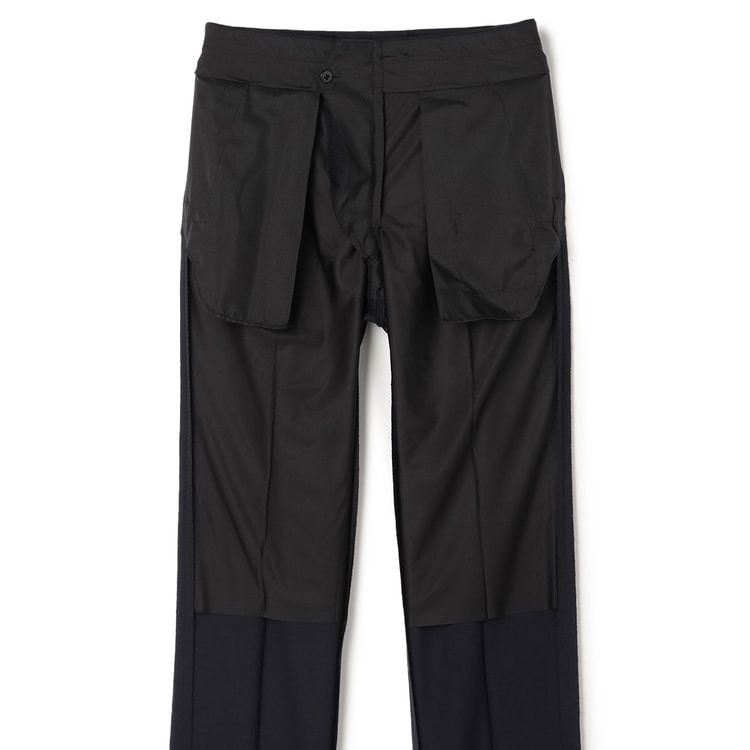 ビジネスから就活まで】紺無地 洗える ストレッチ 2パンツスーツ LES