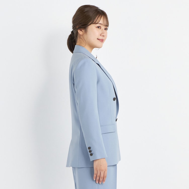 アウトレット】Oggiコラボ 2wayストレッチ ダブルジャケット ブルー セ