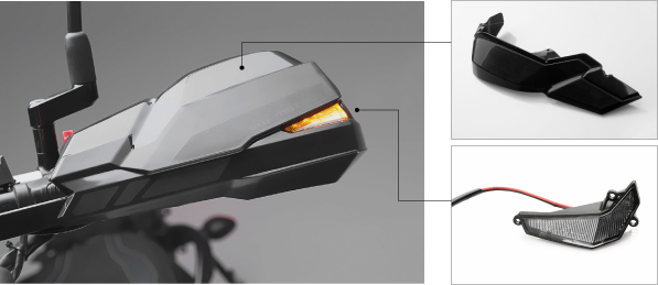 値下 DUCATIスクランブラー用 SW-MOTECH KOBRA ハンドガード 値下