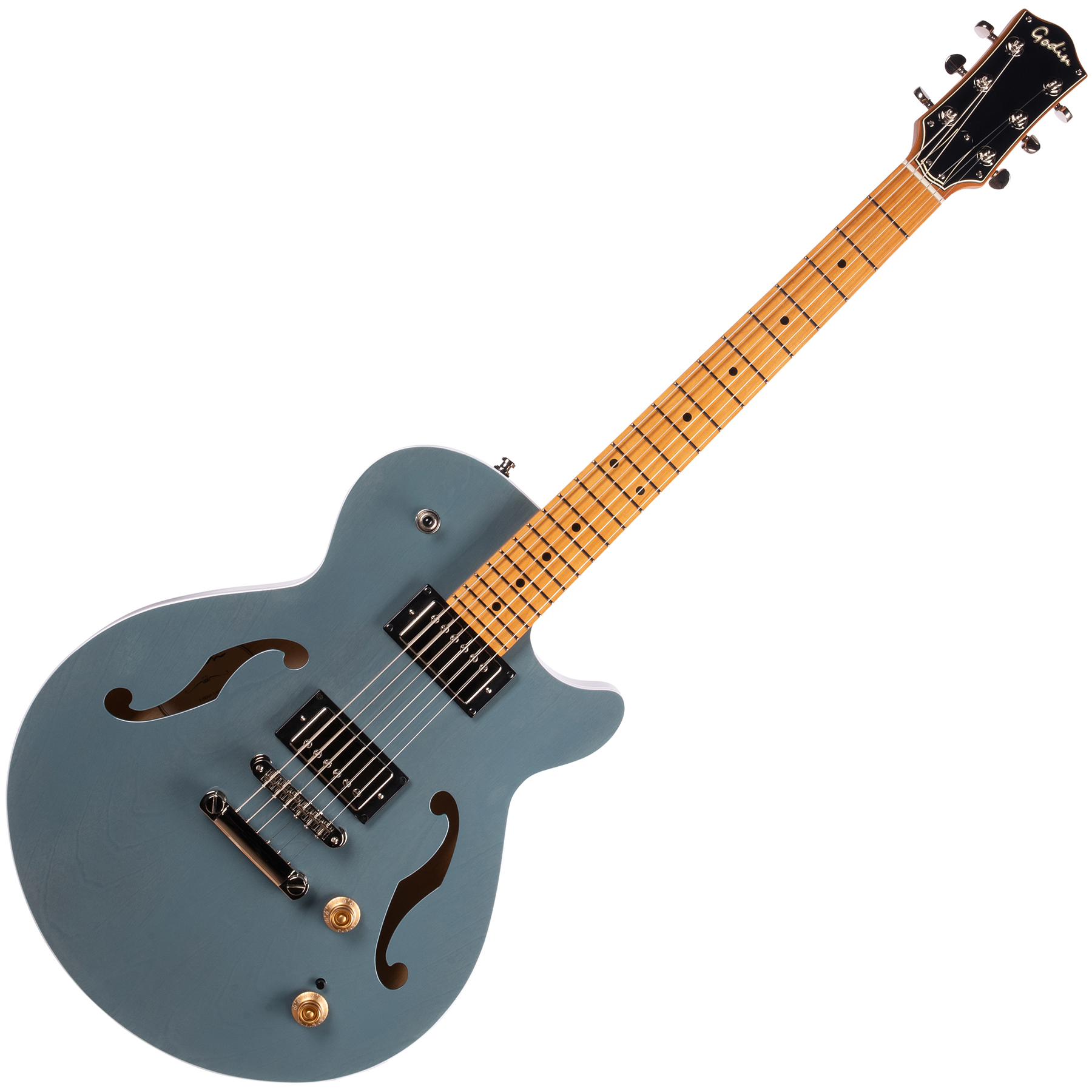 Godin 052370 Montreal Series Arctik Blue 6 String RH Hollowbody