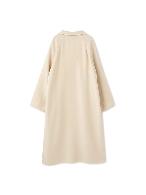 ETRE TOKYO - リバーストールロングコート - IVORY | ADDICT WEB SHOP