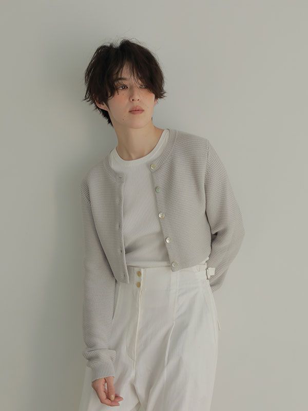 ETRE TOKYO - アメスリ リブ ニット タンク - WHITE | ADDICT WEB SHOP