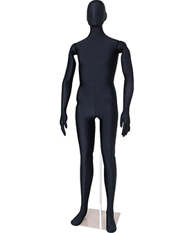 婦人フレキシブルマネキン（ウレタン可動式）SM0532 ブラック