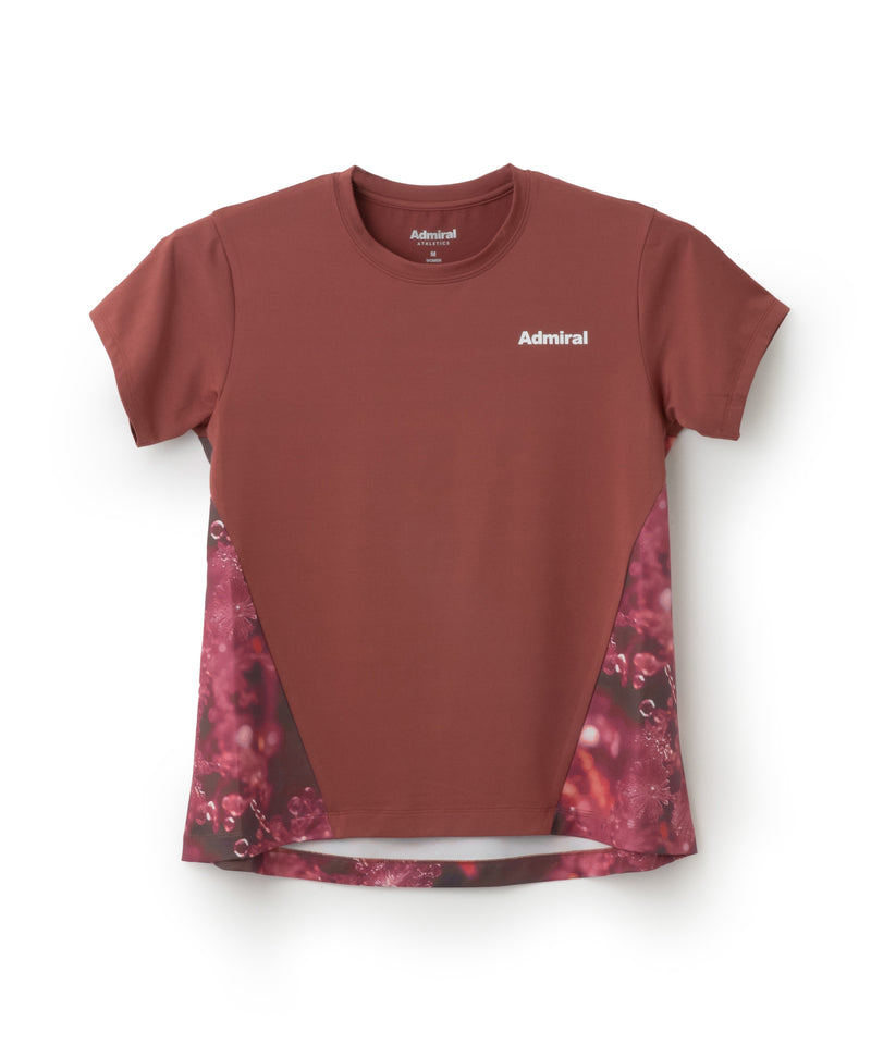 バックタックフレアグラフィックTEE ATLA534 – ADMIRAL