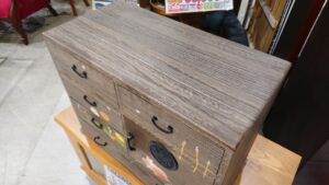 浅草｜箱長｜時代仕上げ｜桐｜鍵付｜片開きタンス | リサイクル