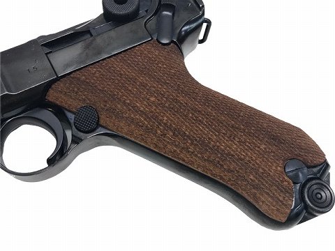 タナカ] ルガーP08 6インチ スチールフィニッシュ フルチェッカー