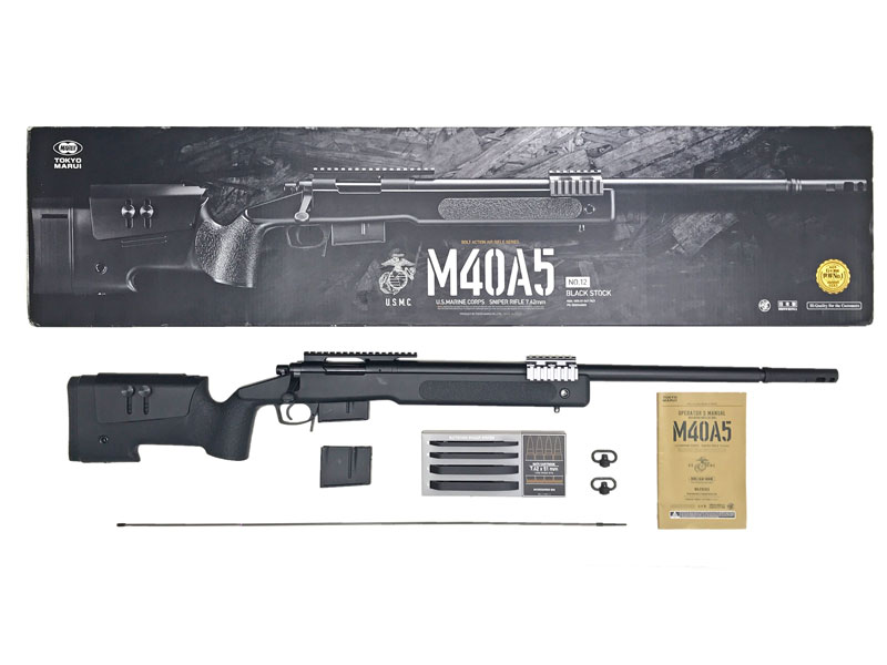 東京マルイ] M40A5 ブラックストック ボルトアクションエアーライフル