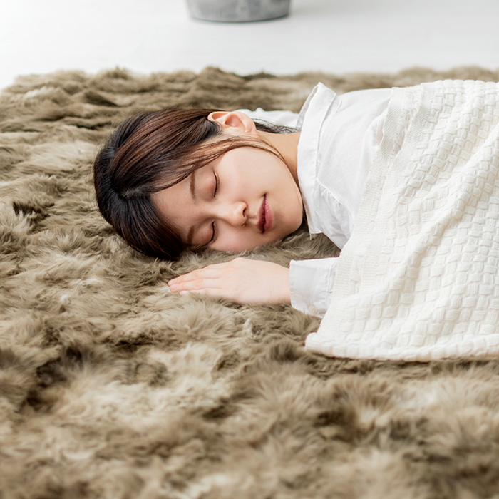 絞り染めファーラグ Welt(ウェルト)80×180cm 長方形 | 家具