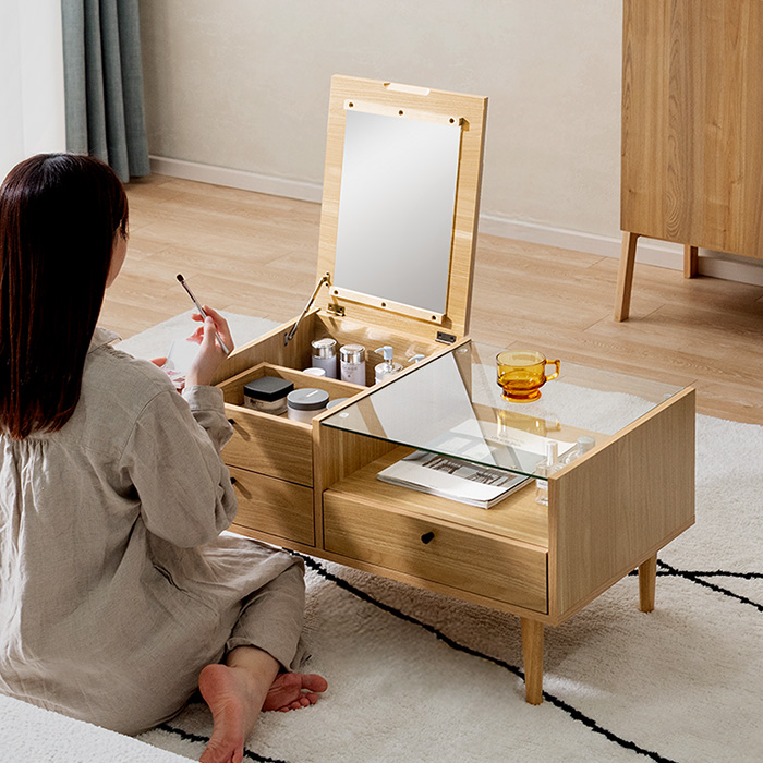 ドレッサーテーブル LEEDS(リーズ)幅95cmタイプ 組立タイプ | 家具