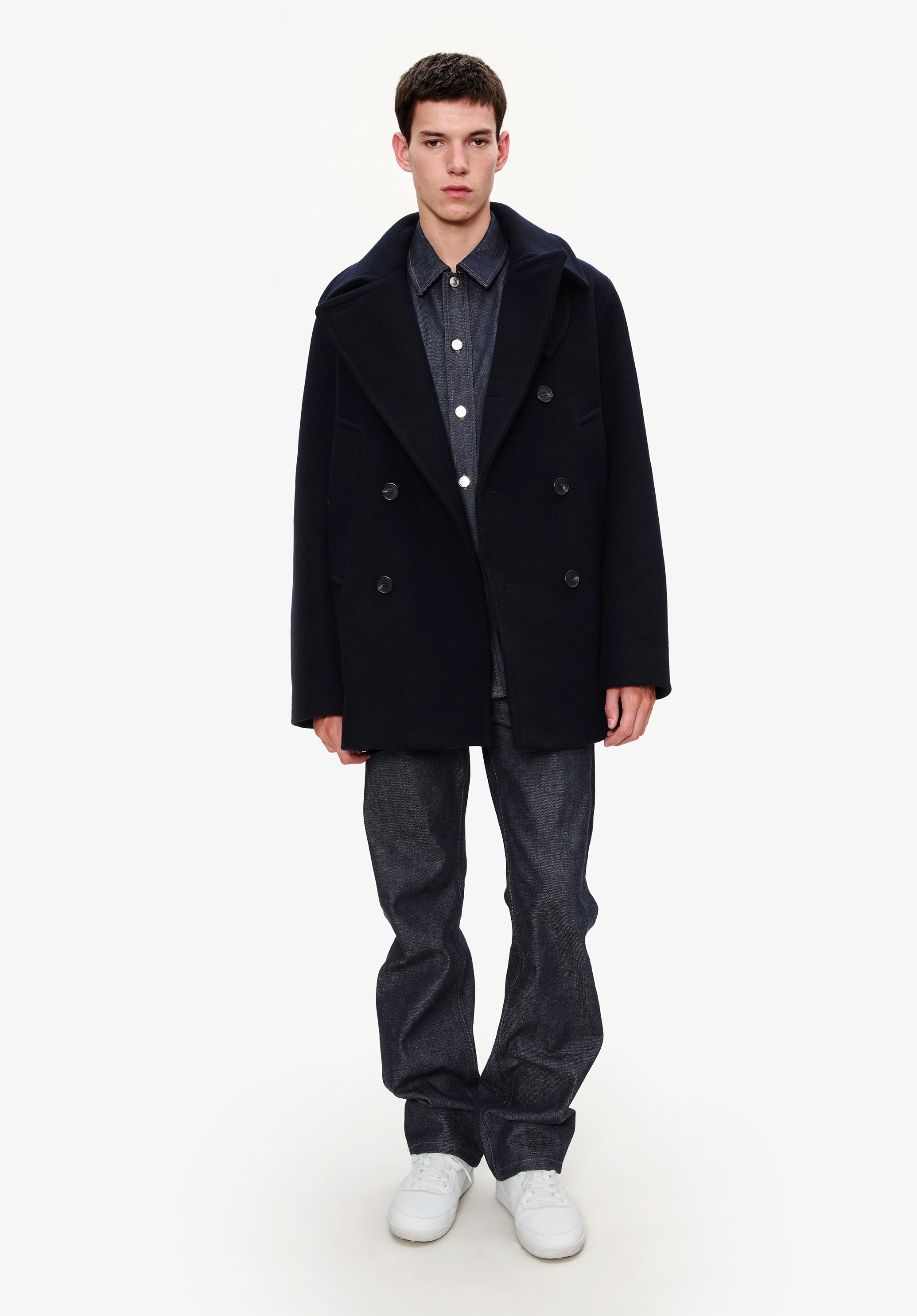 Recycled wool pea coat | A.P.C.