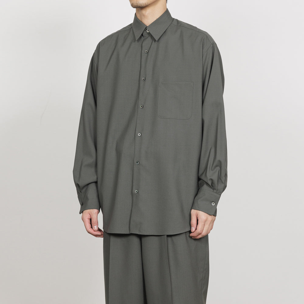 MARKAWARE(マーカウェア) - COMFORT FIT SHIRT ORGANIC WOOL 2/80