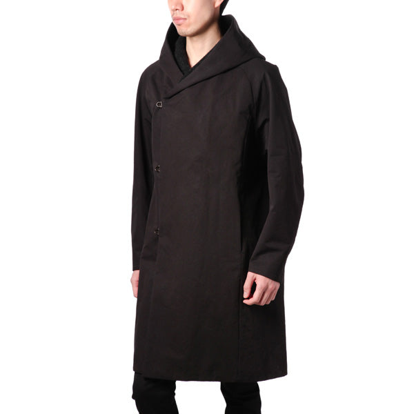 KAZUYUKI KUMAGAI ラバークロス x ウールメルトン フーデッドコート