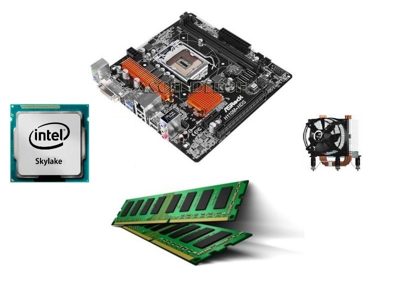 ASRock H110M 16GB DDR4 | Intel Core I7-6700 16Gb Mb Combo Kit