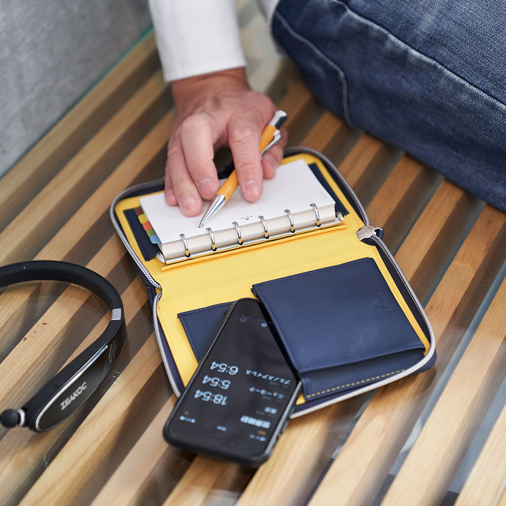 レーニエクラッチジャケットMINI6zip13mmリフィルパッド[1436