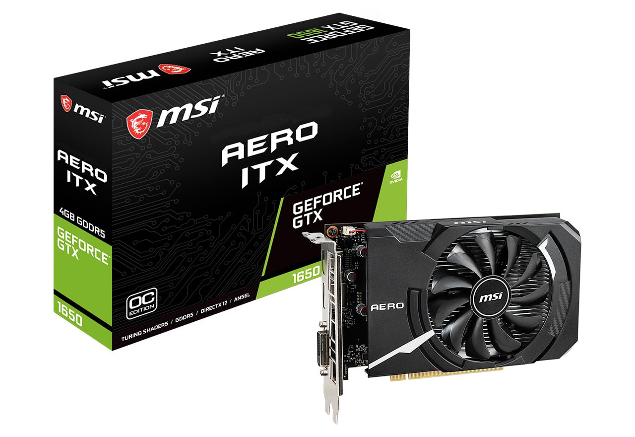 GeForce GTX 1650 AERO ITX 4G OC | MSI グラフィックボード GeForce