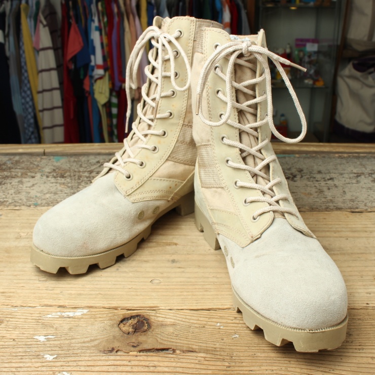 U.S.ARMY ジャングルブーツ レプリカ 8W 26cm相当 米軍 NAM戦 ベージュ
