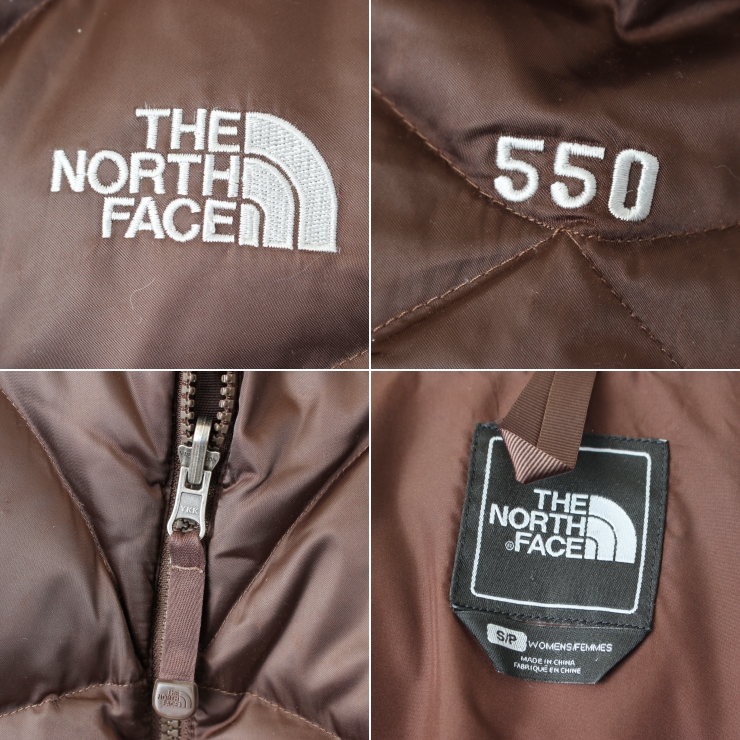 THE NORTH FACE ノースフェイス 550フィル ダウンジャケット ブラウン