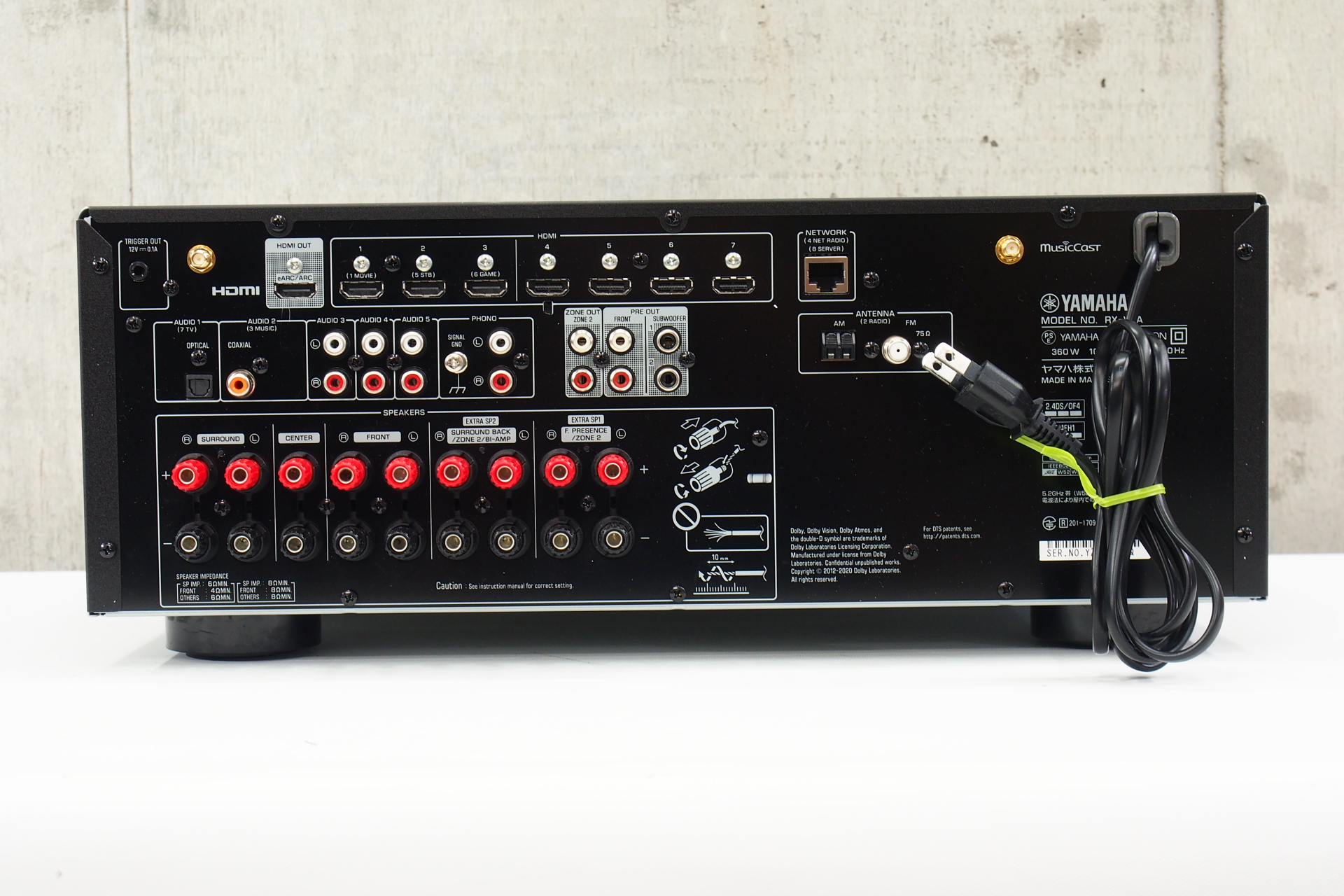 アバックWEB-SHOP / 【中古】YAMAHA RX-V6A【コード01-12018】AVアンプ