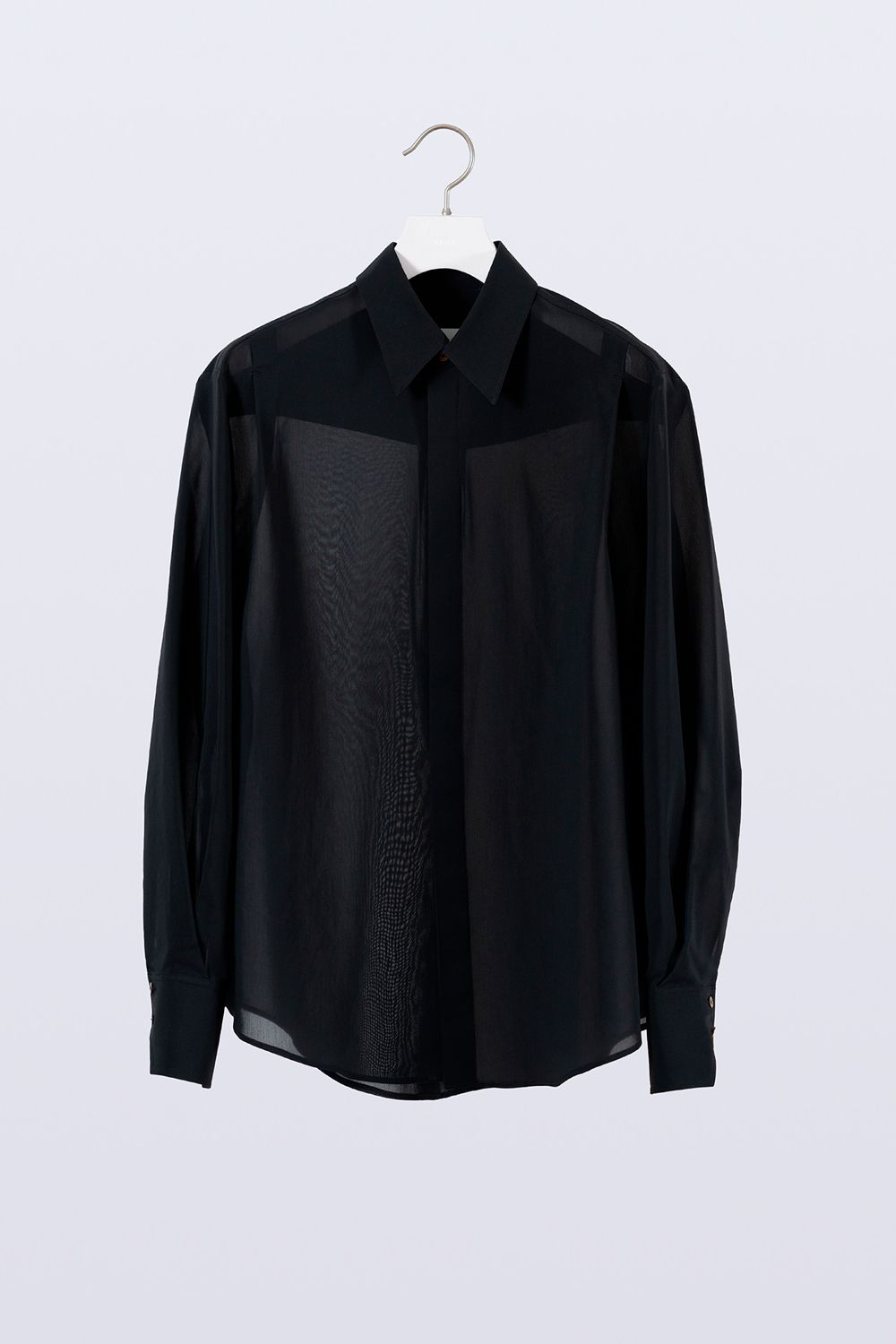 HATRA - 【ラスト1点 / 25SS】Alpha Shirt [black] - アルファシャツ