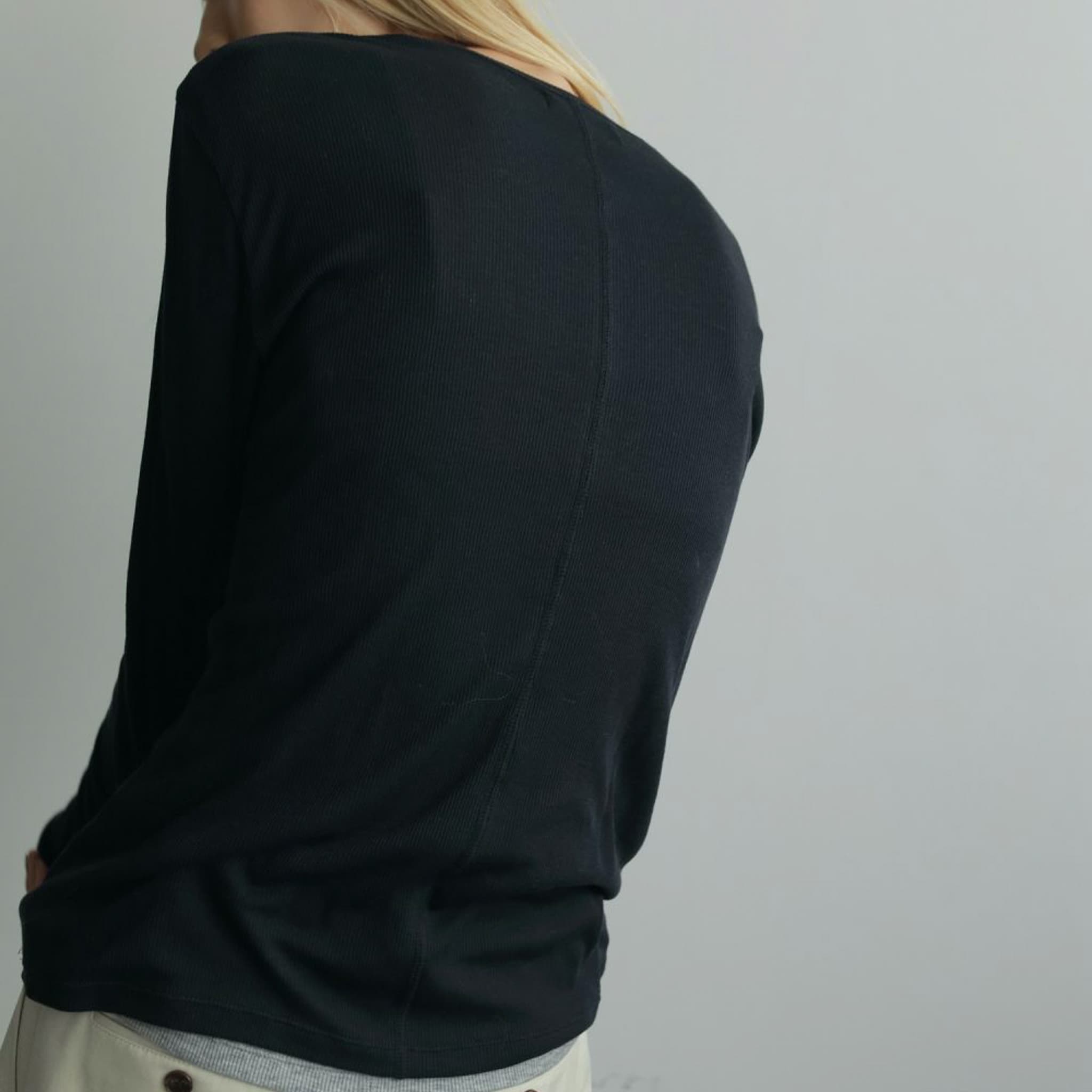 anuke アンヌーク レイヤード シアー ロング Tシャツ｜BORN FREE