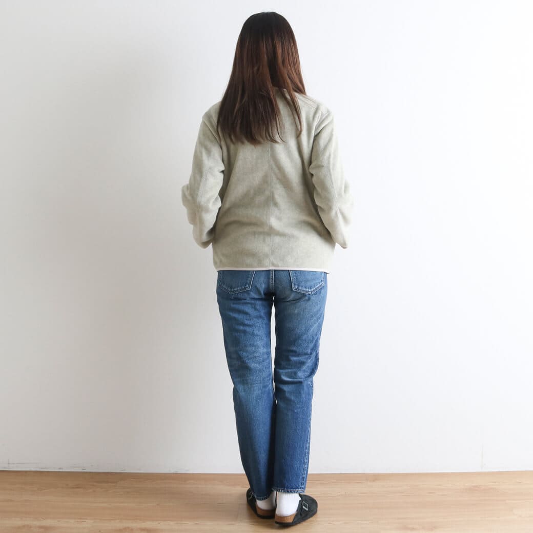 DANTON ダントン ノーカラーフリースカーディガン｜BORN FREE ONLINE SHOP