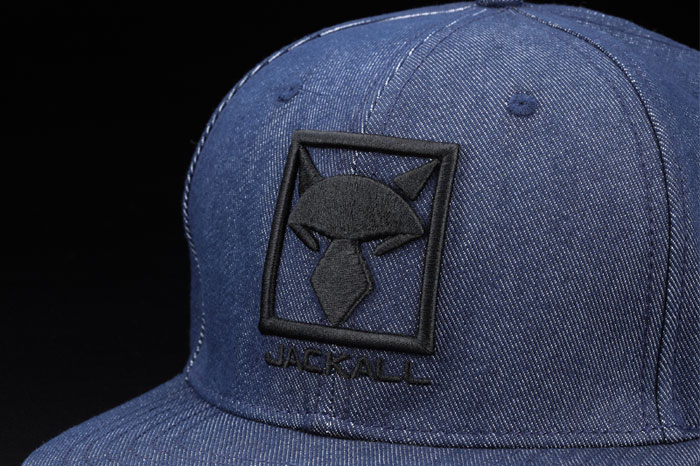 ジャッカル スクエアロゴフラットキャップ デニム JACKALL - 【バス