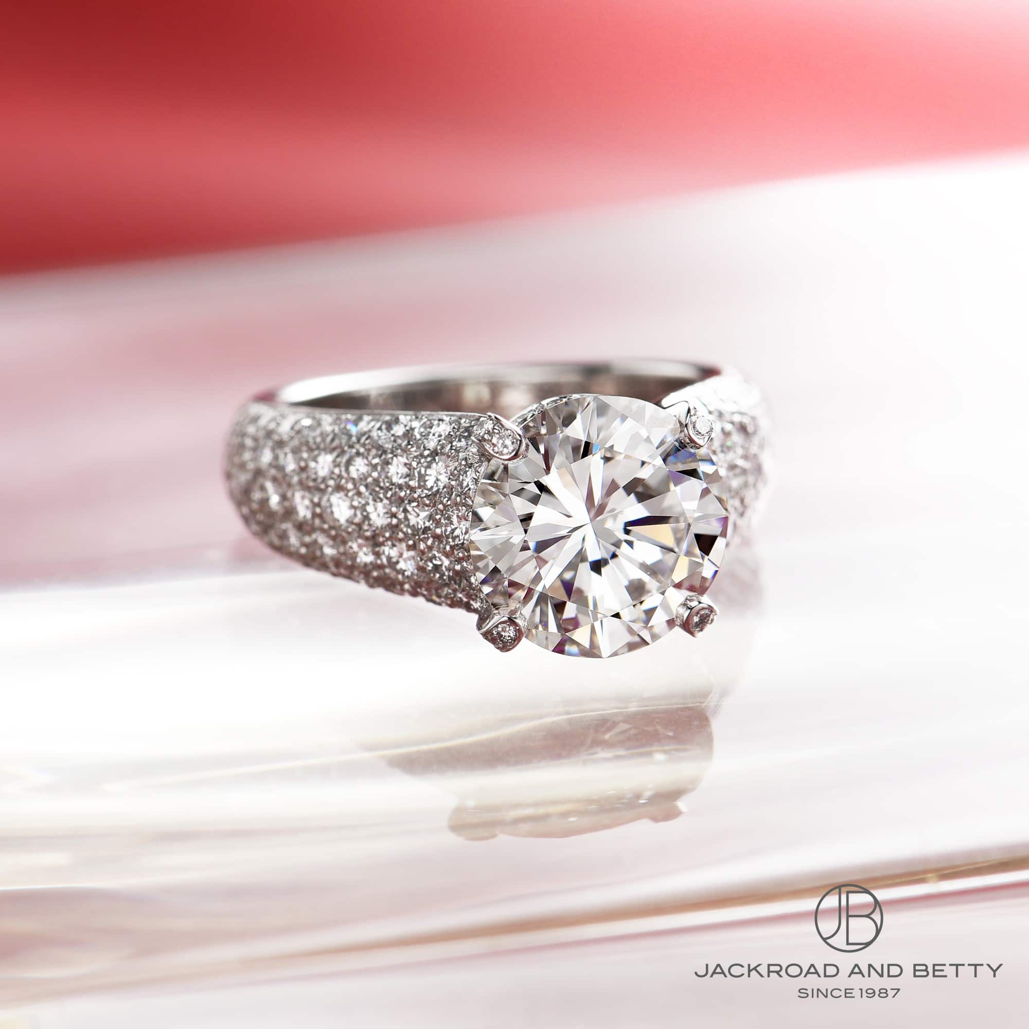 3.54ct G VVS1 ソリテール ダイヤ リング ＃51[] Solitaire Diamond