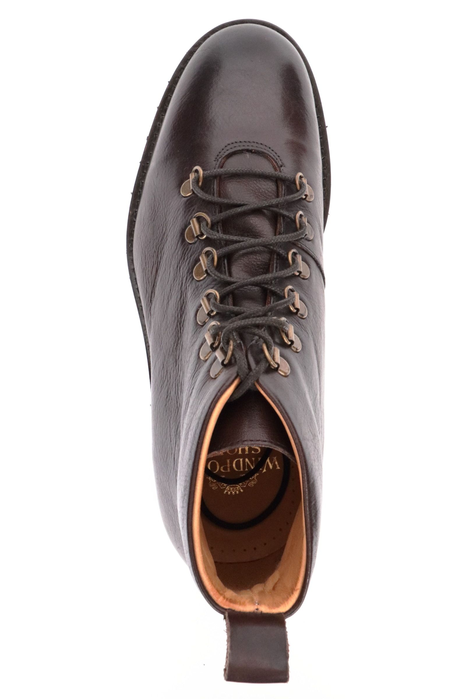 WINDPORT カーフレザー レースアップブーツ / ブラウン | BEKKU HOMME