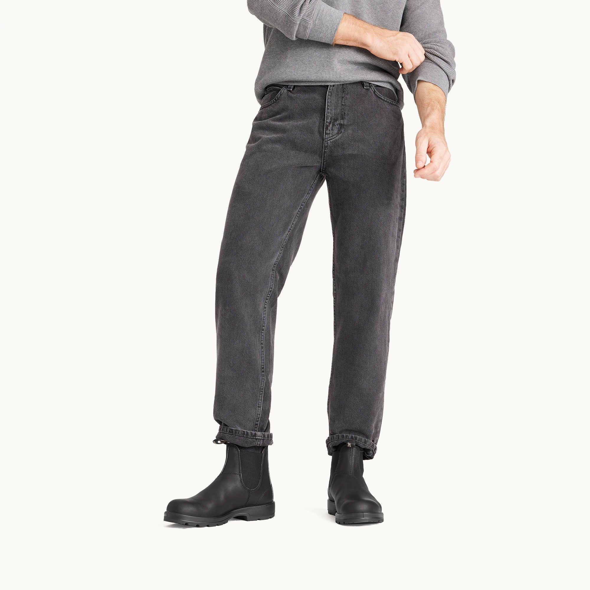 Black Premium Leather Chelsea Boots, Men's Classics 558 - Blundstone