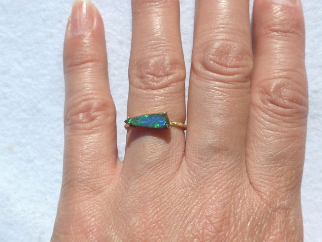 オパールリング｜ボルダーオパール｜オパール