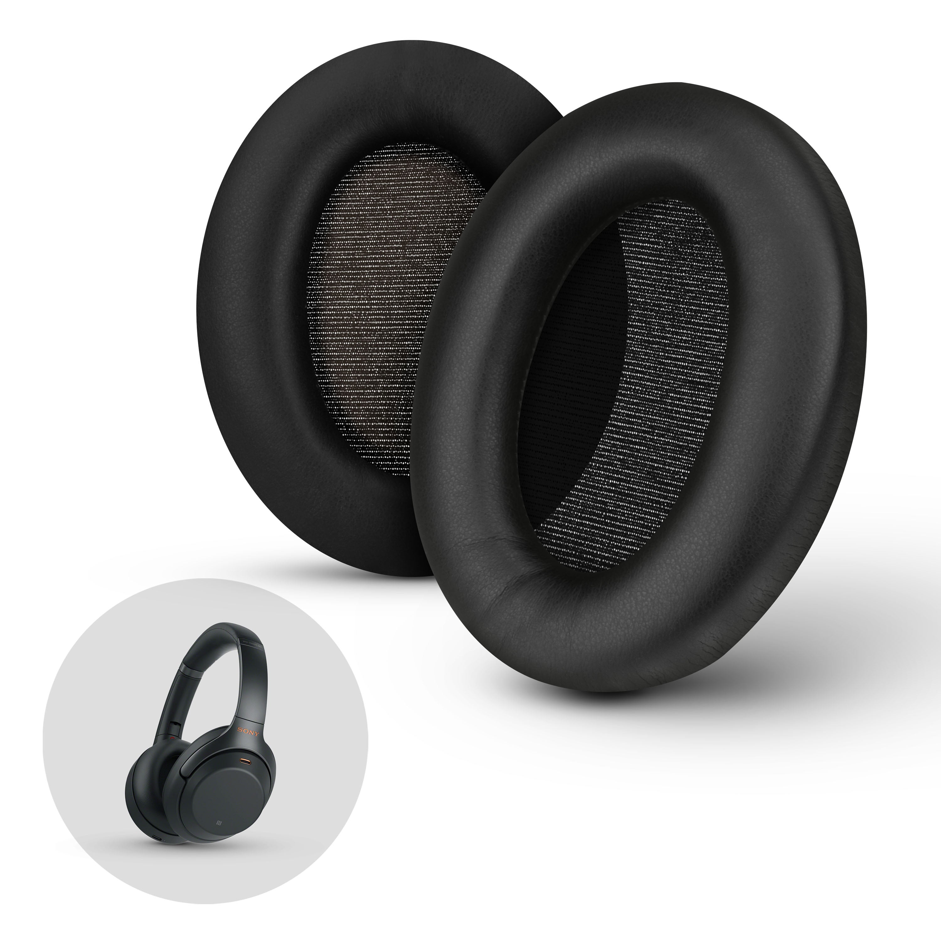 Sony WH-1000XM3 Replacement Earpads - Soft PU Leather & Memory