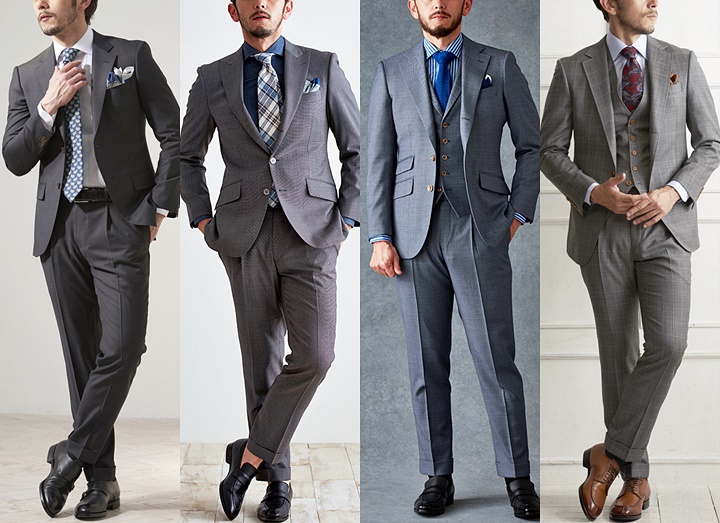 グレースーツの着こなし【PREMIUM銀座本店】｜オーダースーツなら