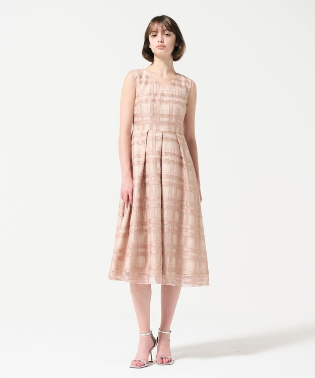 スパンコールチェックドレス / GRACE CONTINENTAL | GRACE CONTINENTAL