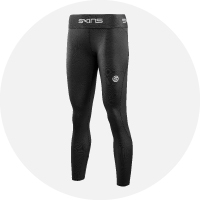 SKINS（スキンズ）SERIES-5 メンズ ロングタイツ ブラック(44 ブラック