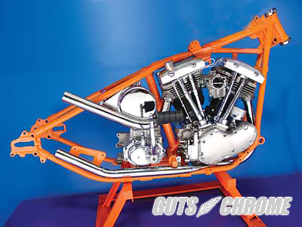 ○PAUGHCO アーリーショベル用 アップスイープ ヘッダーパイプ 716B